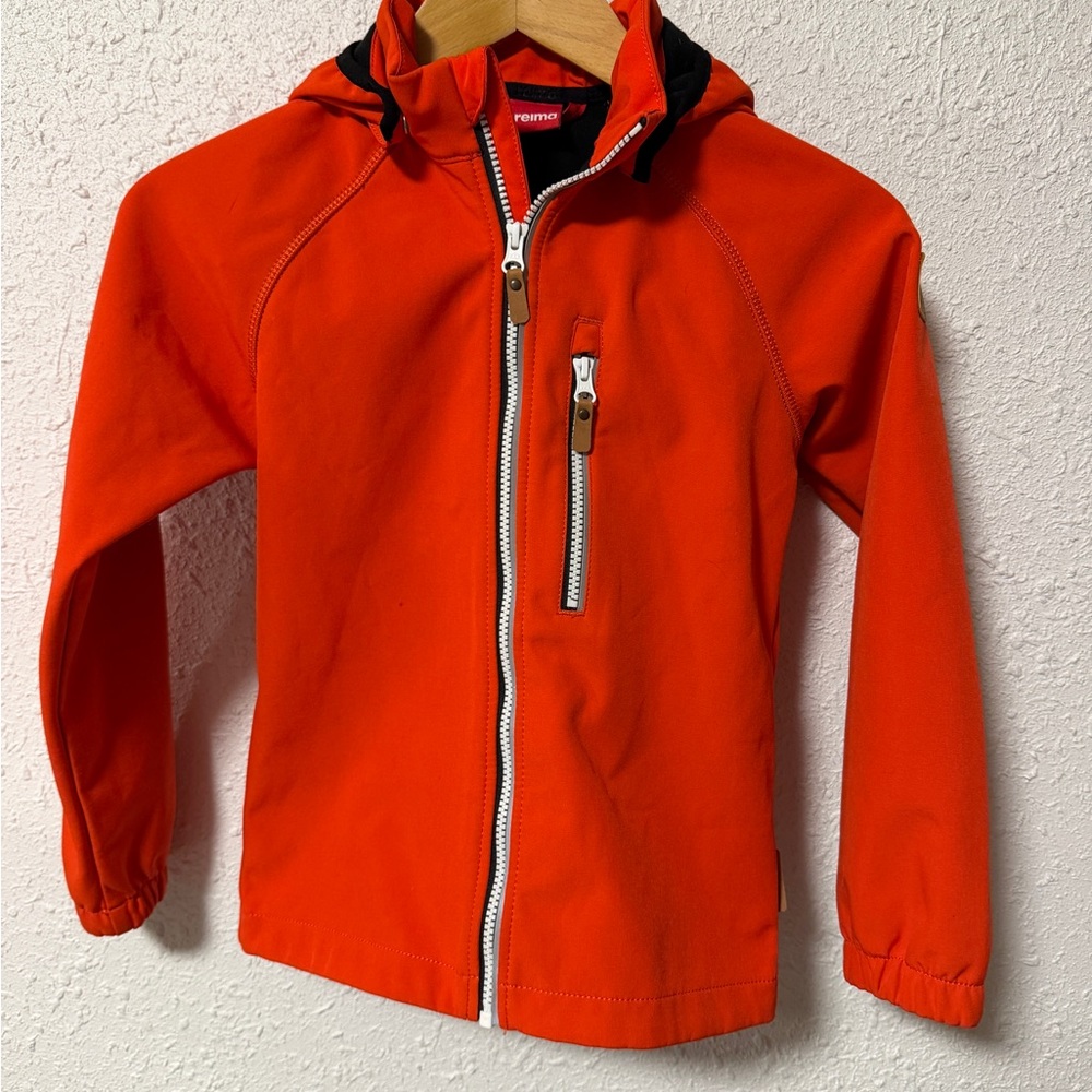 Reima Vantti Softshell Kids Jacket Orange US Size 9 yrs